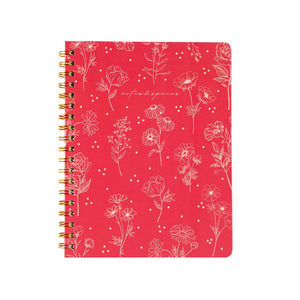 Notes and Spaces Book - Cranberry Stems