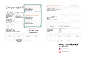 2026 Spaces Planner - Linen