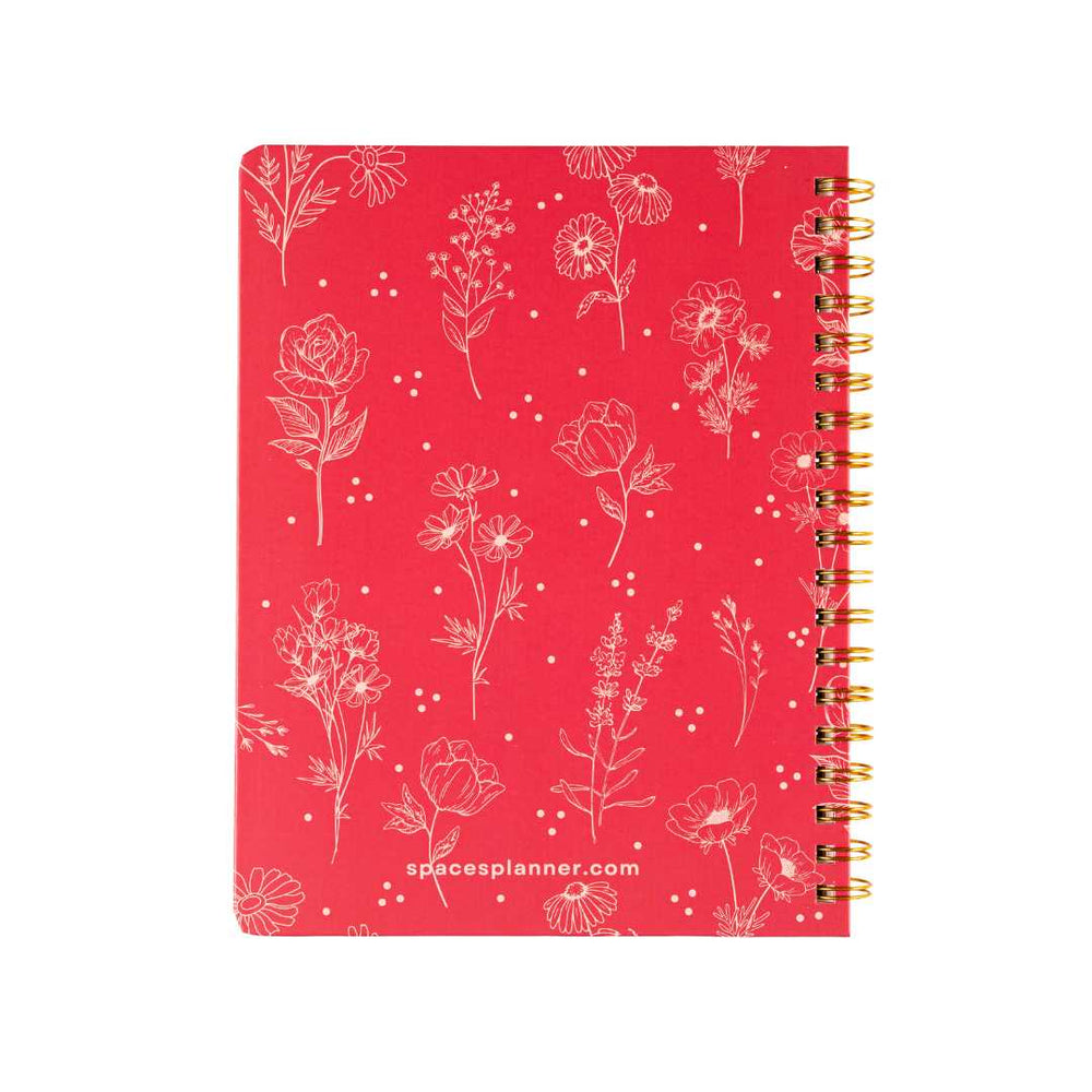 Notes and Spaces Book - Cranberry Stems