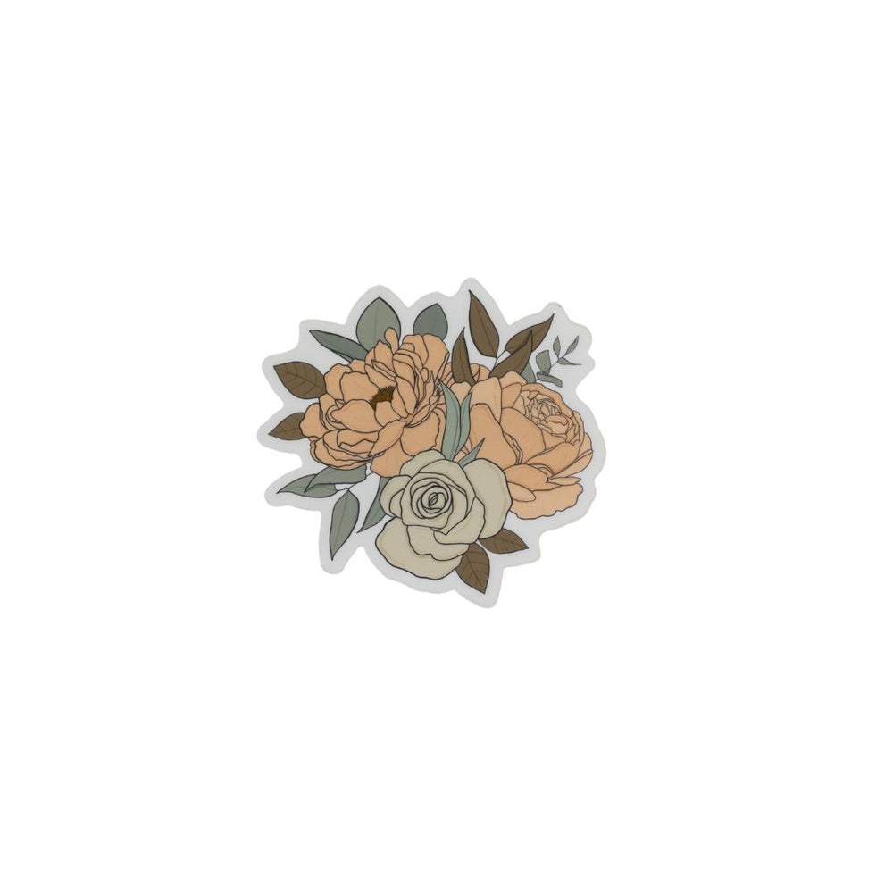Vinyl Floral Sticker | Claire Floral