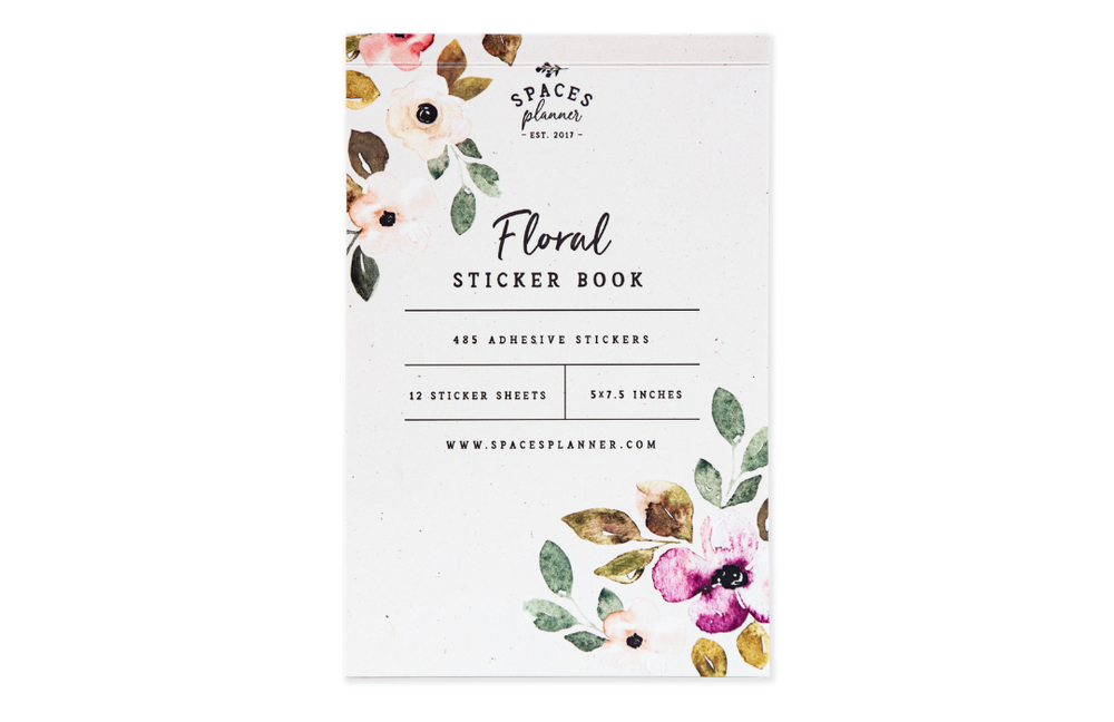 Sticker Book - Floral – Spaces Planner