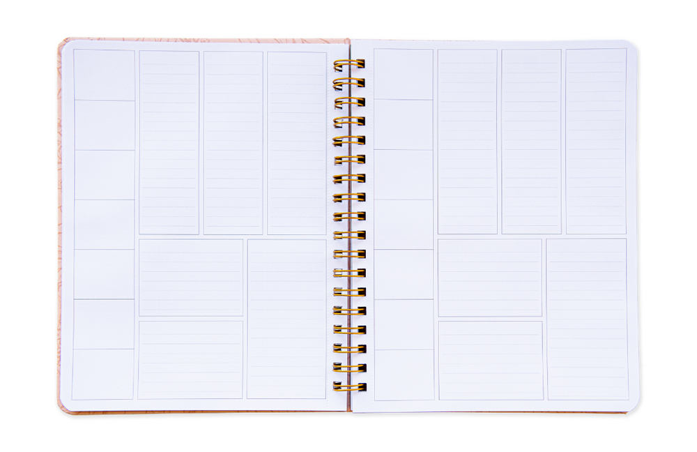 Notes and Spaces Book - Soft Rose