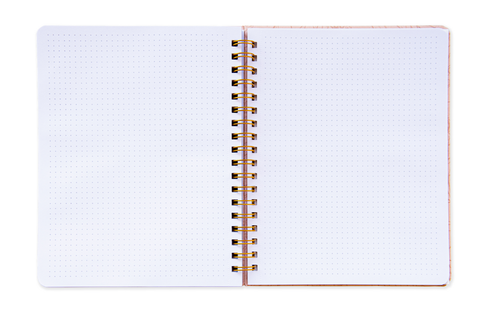 Notes and Spaces Book - Soft Rose